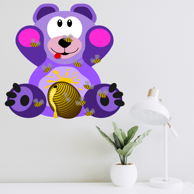 Αυτοκόλλητο τοίχου Teddy bear